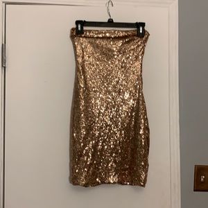 Sparkly sequins tube dress
